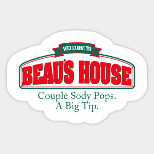 Beau's House Sticker